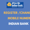 register change mobile number in indian bank