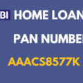 sbi home loan pan number