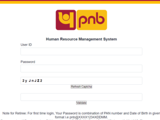 PNB Parivar HRMS Login Page