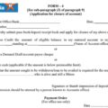 bank of india account closure form