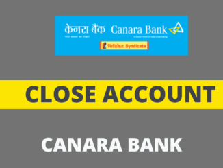 close canara bank account