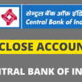 close central bank of india account