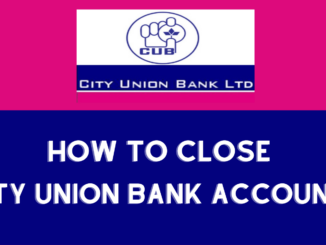 Close City Union Bank Account