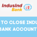 close indusind bank account