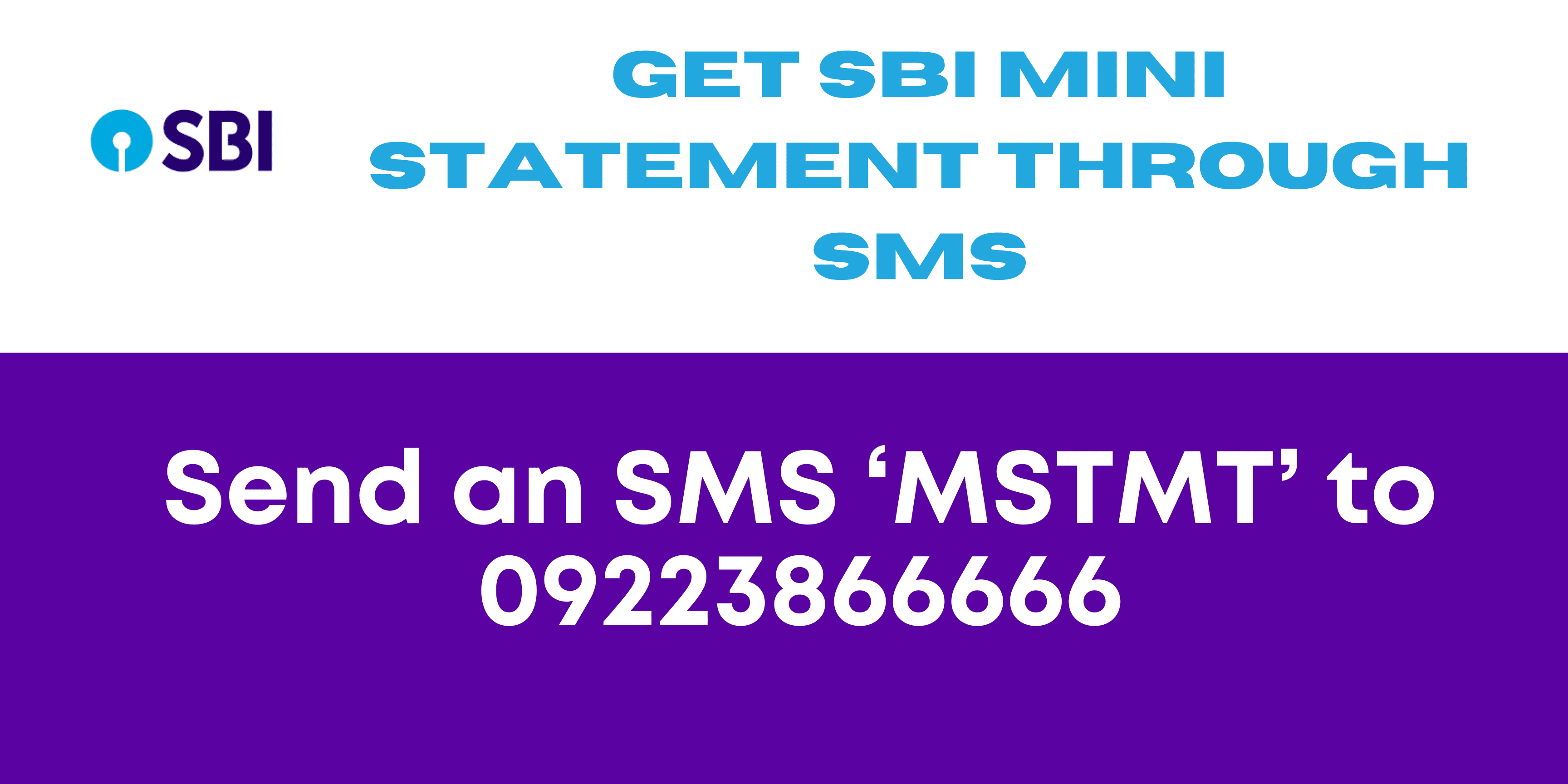 sbi mini statement through sms