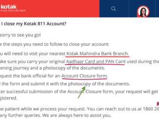 Close Kotak 811 Account