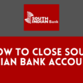 close south Indian bank account