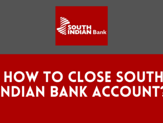 close south Indian bank account