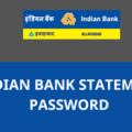 indian bank statement pdf password