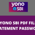 yono statement pdf password