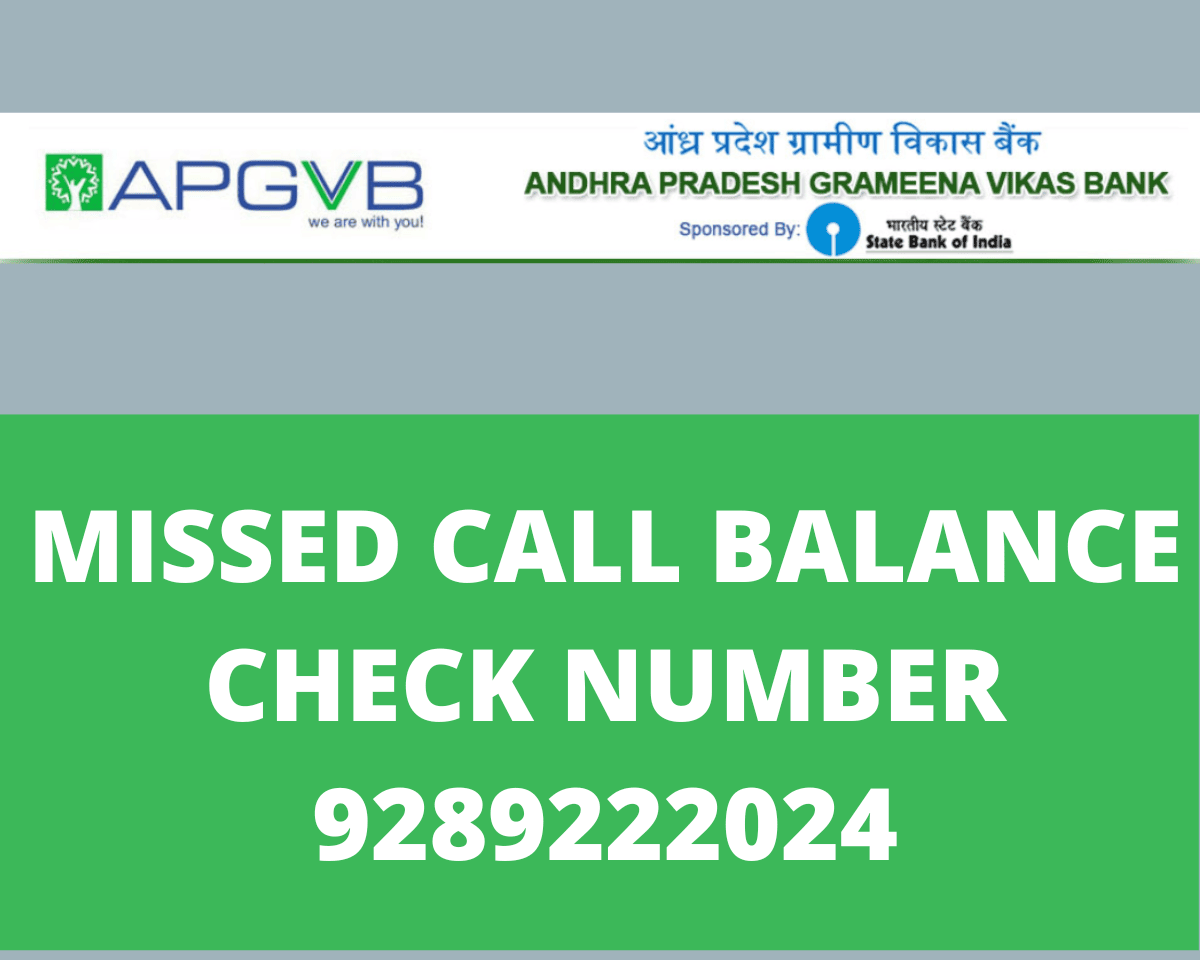 APGVB Bank Balance Check Toll Free Number