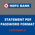 hdfc bank account statement pdf password
