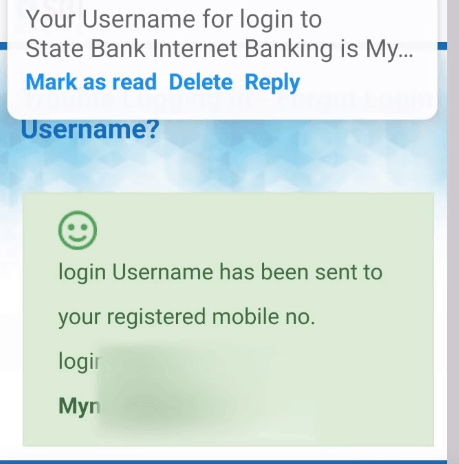 sbi yono username