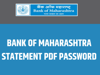 bank of maharashtra statement pdf password