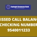 Saptagiri Grameena Bank Balance Checking Number