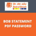 BOB Bank Statement PDF Password