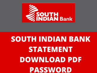 South Indian Bank Statement Download Password